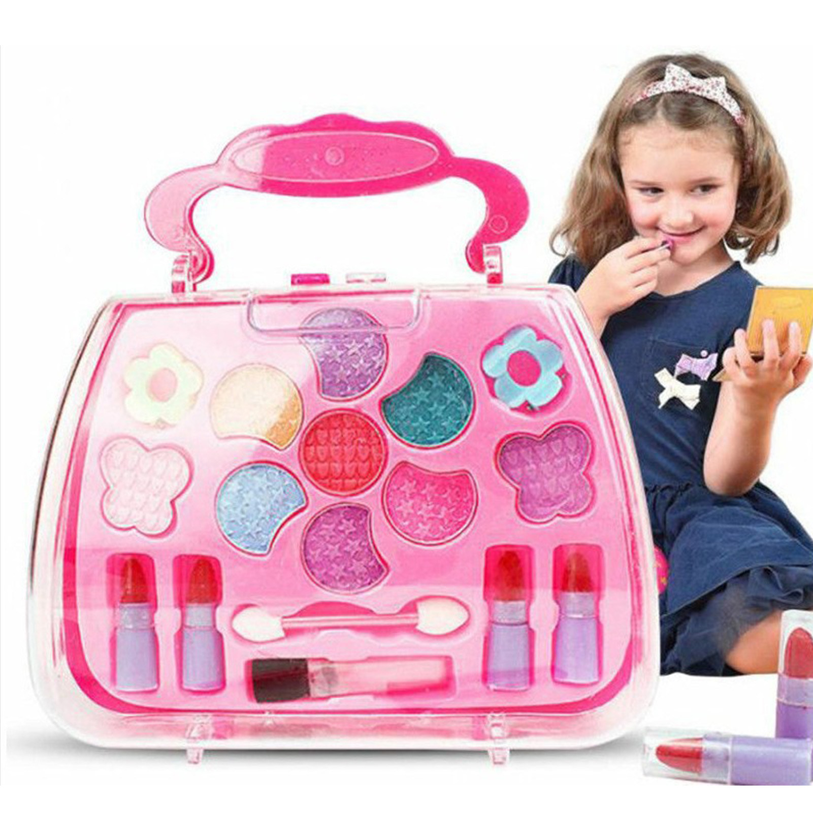 Beauty Makeup Kit For Kids - ألعاب مكياج للبنات مجموعة مستحضرات تجميل
