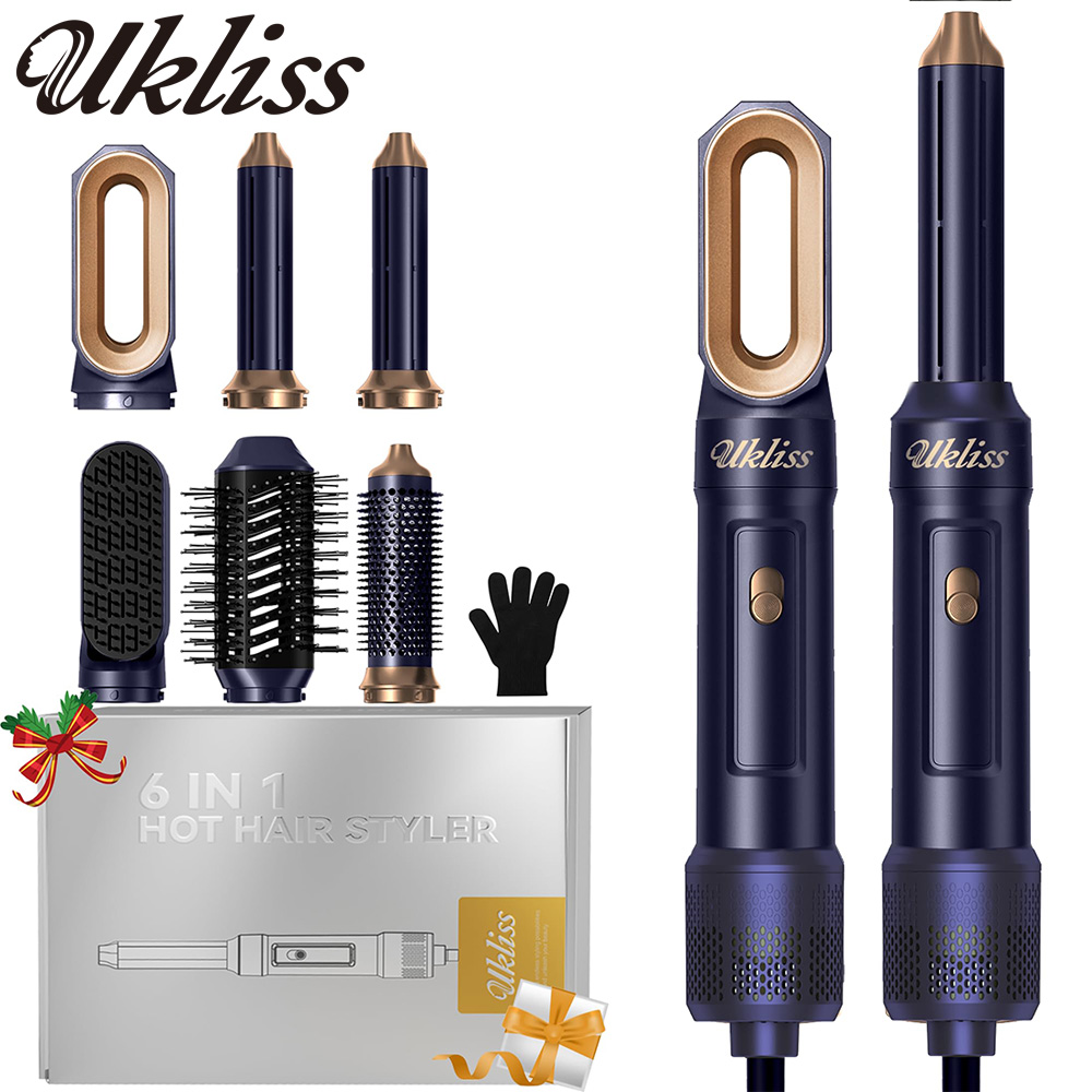 Hair Straightener - UKLISS 6 في 1 مجفف شعر
