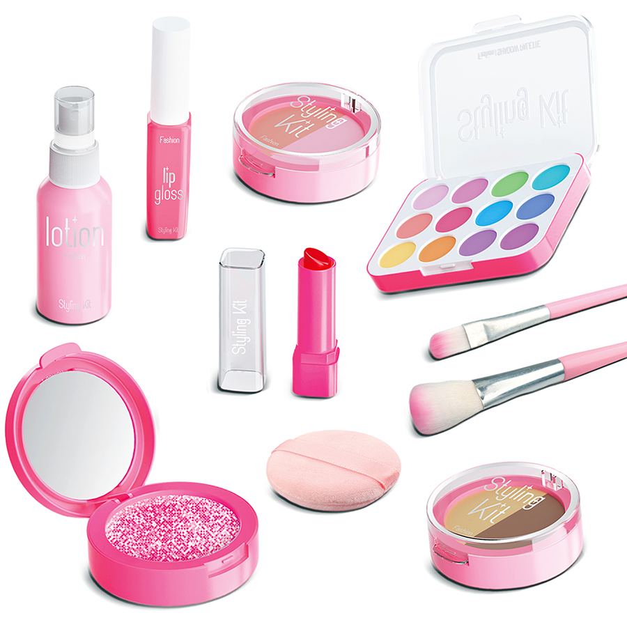 10 قطعة/المجموعة/المجموعة محاك - مراجعة Beauty Makeup Kit For Kids وسعره