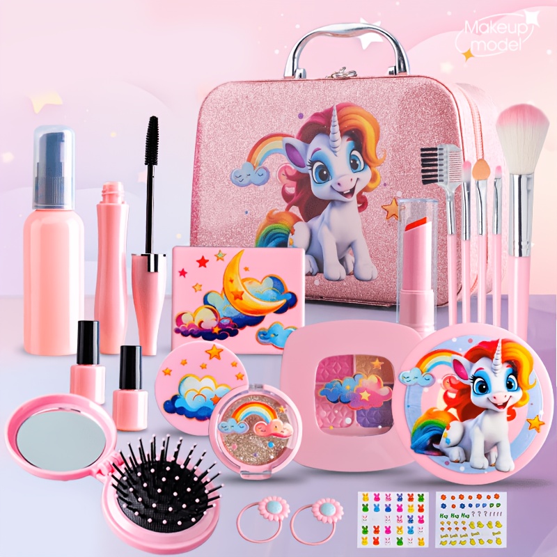 مجموعة مكياج للأطفال على شكل و - مراجعة Beauty Makeup Kit For Kids وسعره