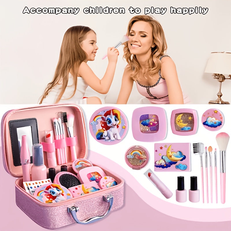 مجموعة مكياج للأطفال على شكل و - مراجعة Beauty Makeup Kit For Kids وسعره