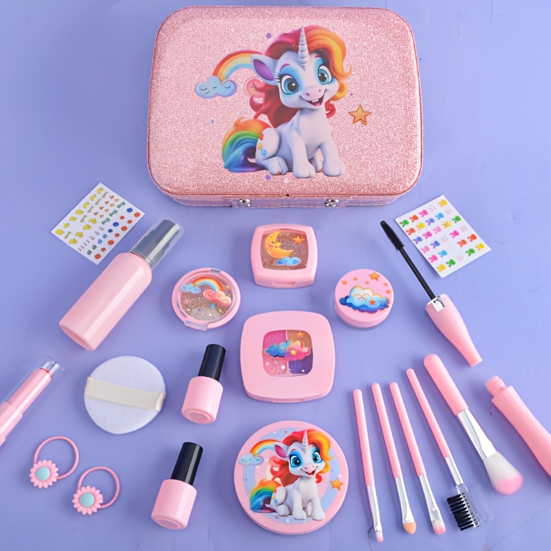 مجموعة مكياج للأطفال على شكل و - مراجعة Beauty Makeup Kit For Kids وسعره