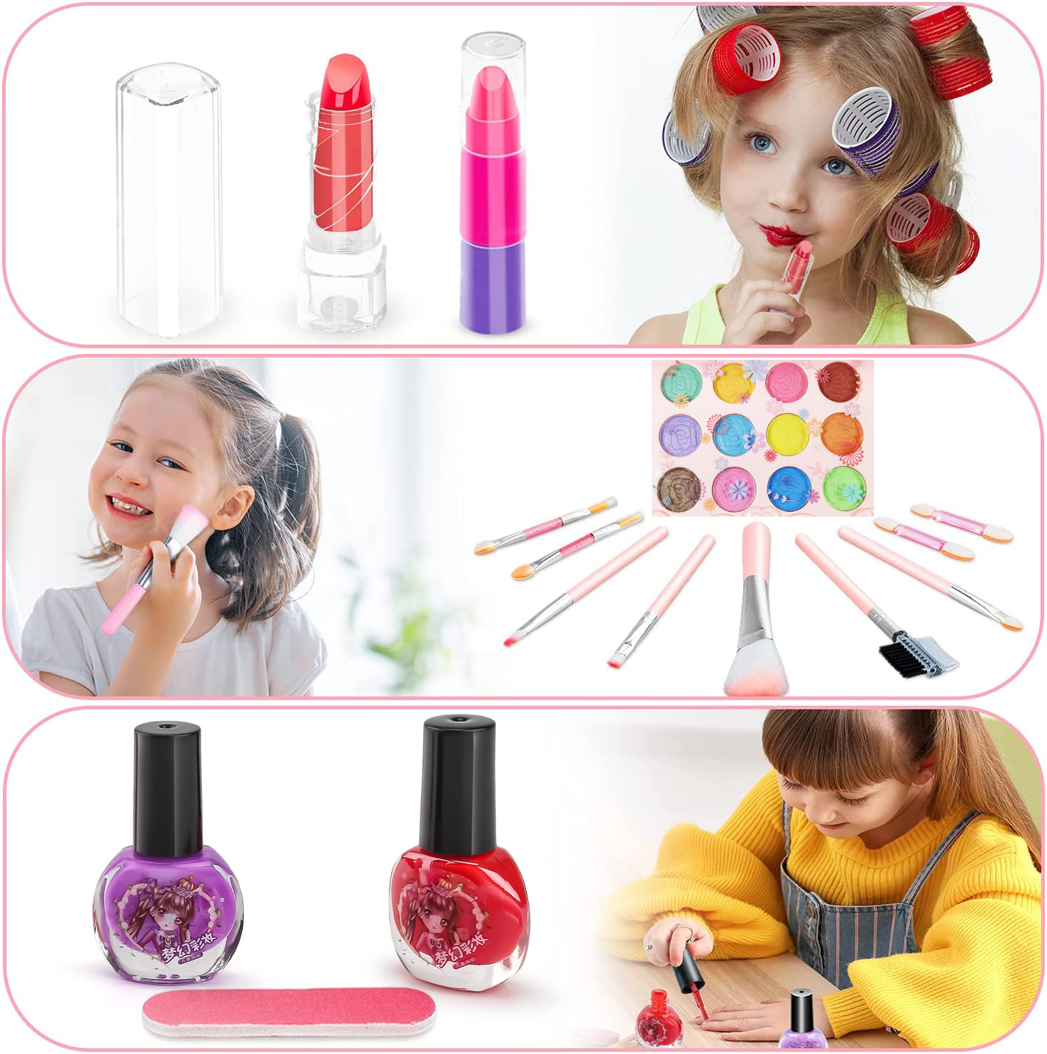 مجموعة ألعاب مكياج للأطفال للب - مراجعة Beauty Makeup Kit For Kids وسعره