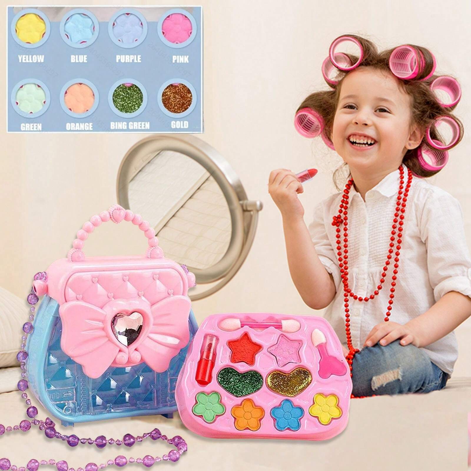 مجموعة ألعاب تلبيس الأطفال: مج - مراجعة Beauty Makeup Kit For Kids وسعره