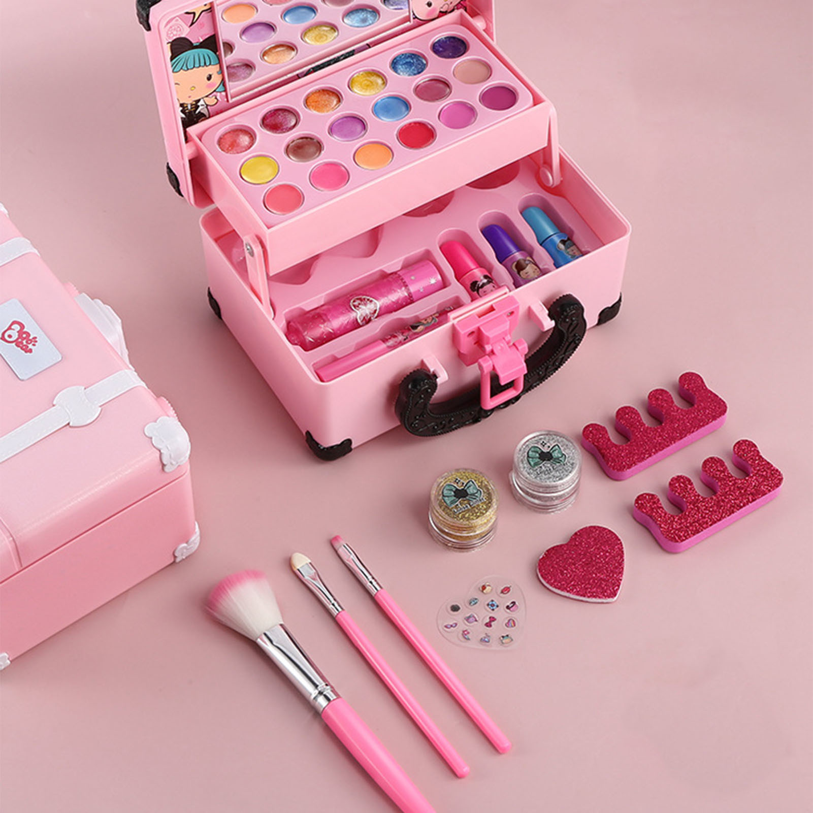 مجموعة مكياج للأطفال، مكياج أح - مراجعة Beauty Makeup Kit For Kids وسعره
