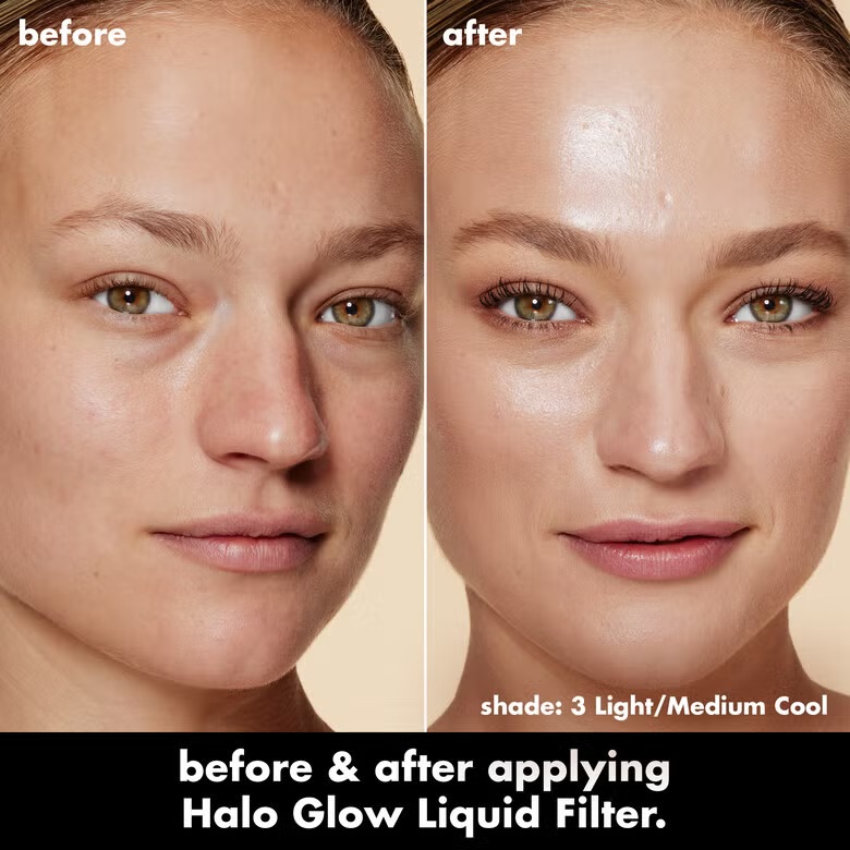 كريم أساس سائل ELF Halo Glow ب - مراجعة Beauty Makeup Filter وسعره